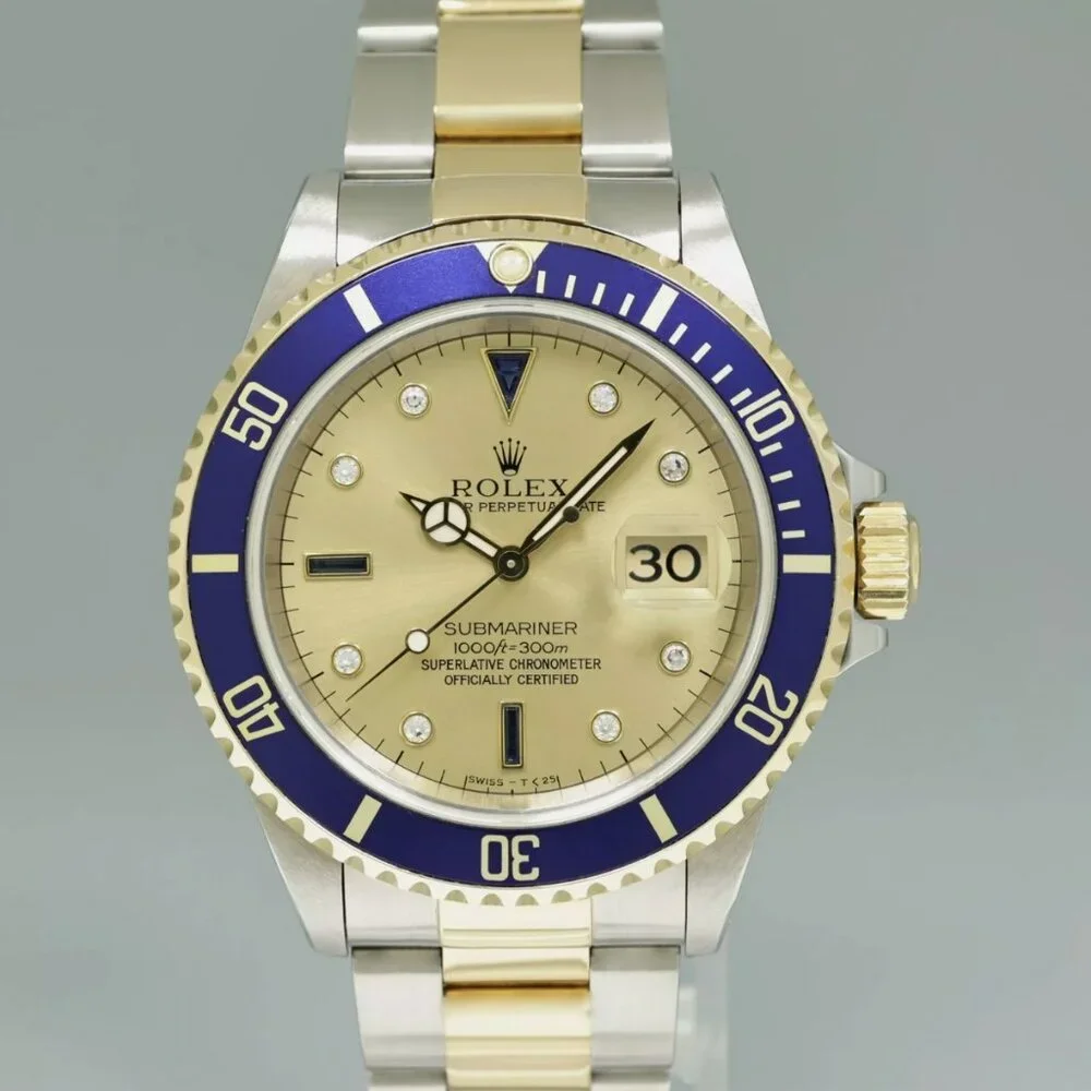 Sale! Rolex Men's Submariner Diamond Mint Condition